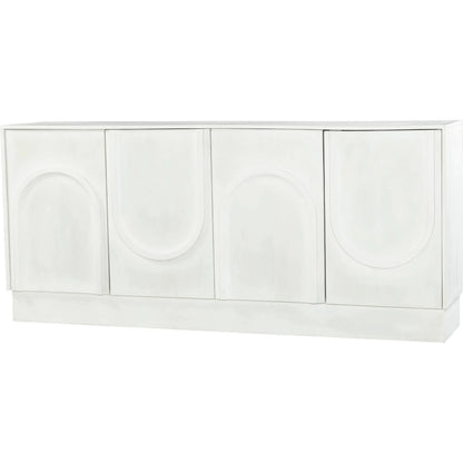 Tempo Sideboard by LH Imports in white wash. Made from unique in a modern style.