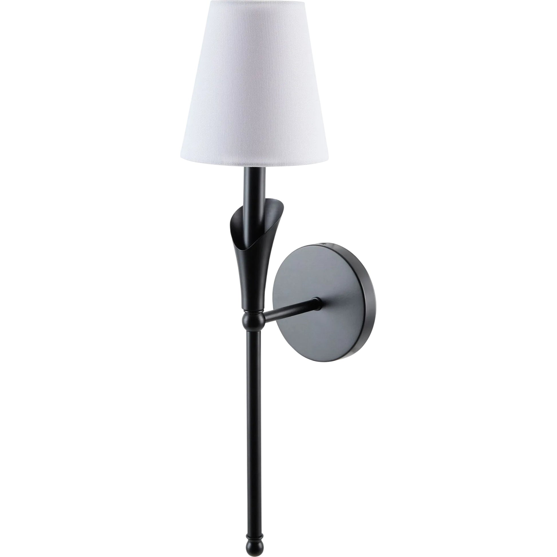 Arcova Wall Sconce by Livabliss. Made from iron, linen, glass in a unique style.