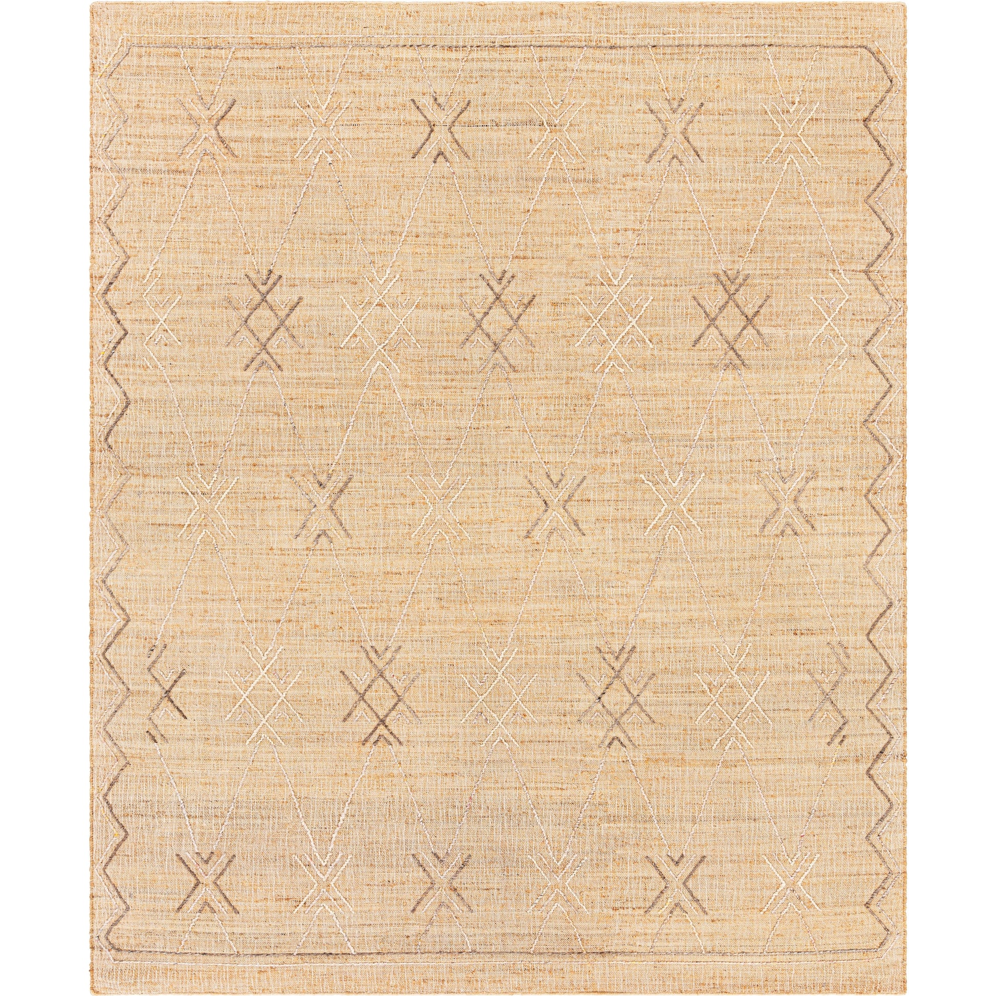 Arielle Rug - 24661 by Surya in beige, off-white, gray. Made from 65% jute, 20% wool, 15% polyester in a unique style.