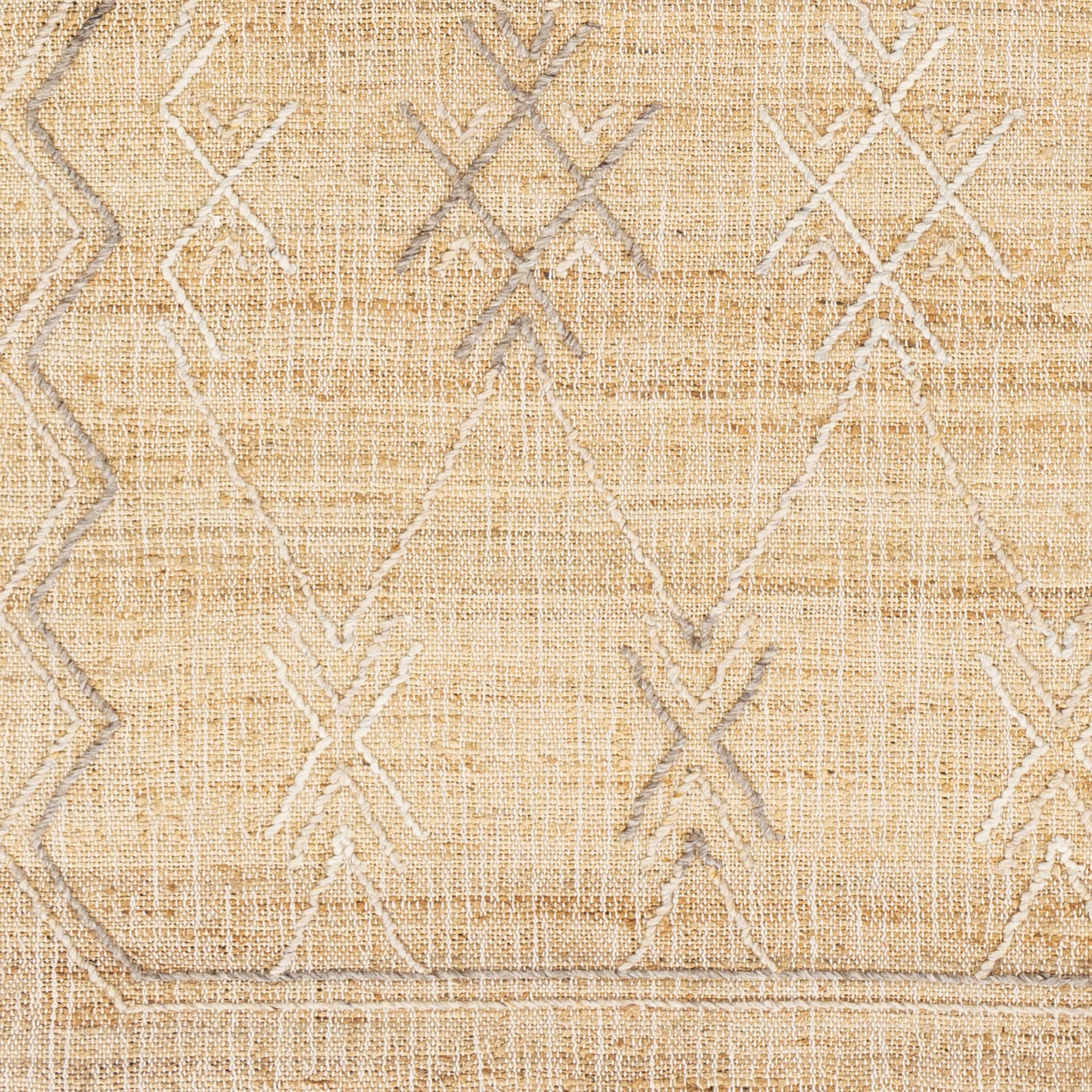 Arielle Rug - 24661 by Surya in beige, off-white, gray. Made from 65% jute, 20% wool, 15% polyester in a unique style.