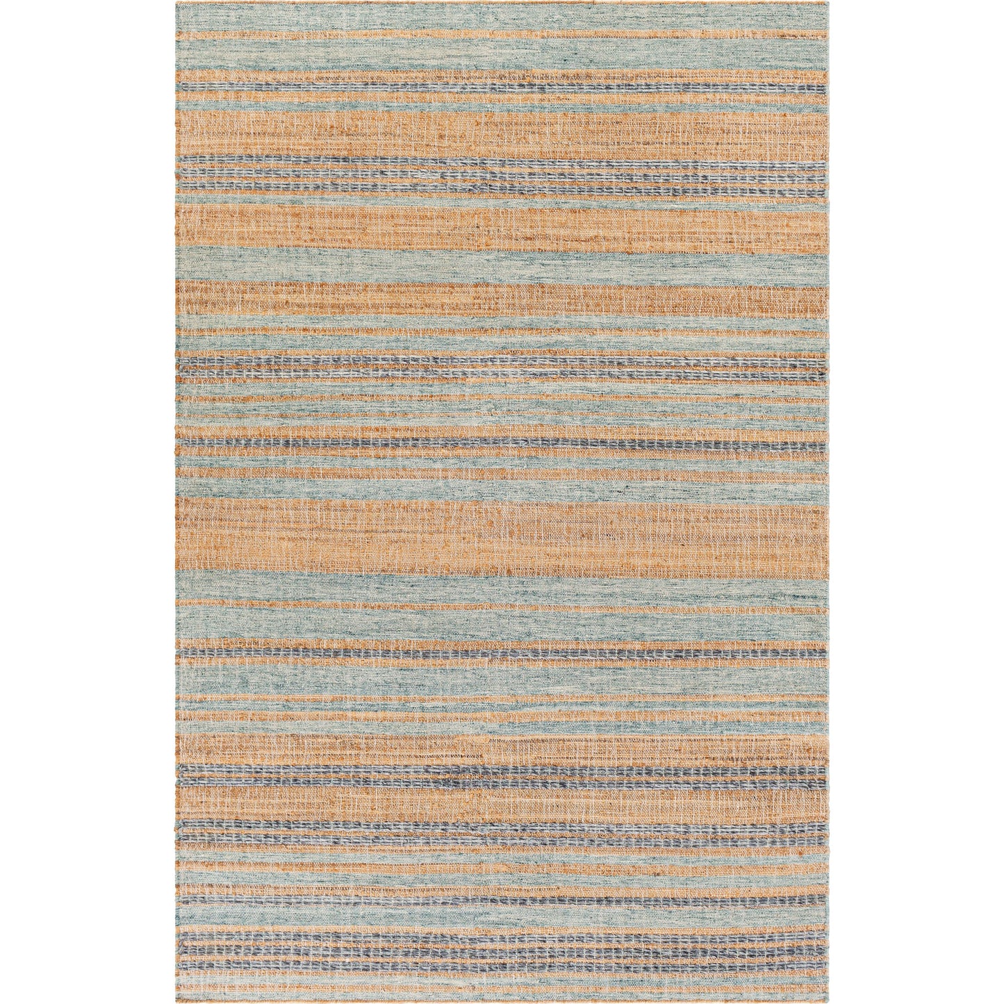 001 SI-1711906,SI-1711907,SI-1842733 | Primary Silo | Arielle Rug - 26079 by Surya in tan, ink blue, slate, seafoam, sage. Made from 55% wool, 45% jute in a unique style.