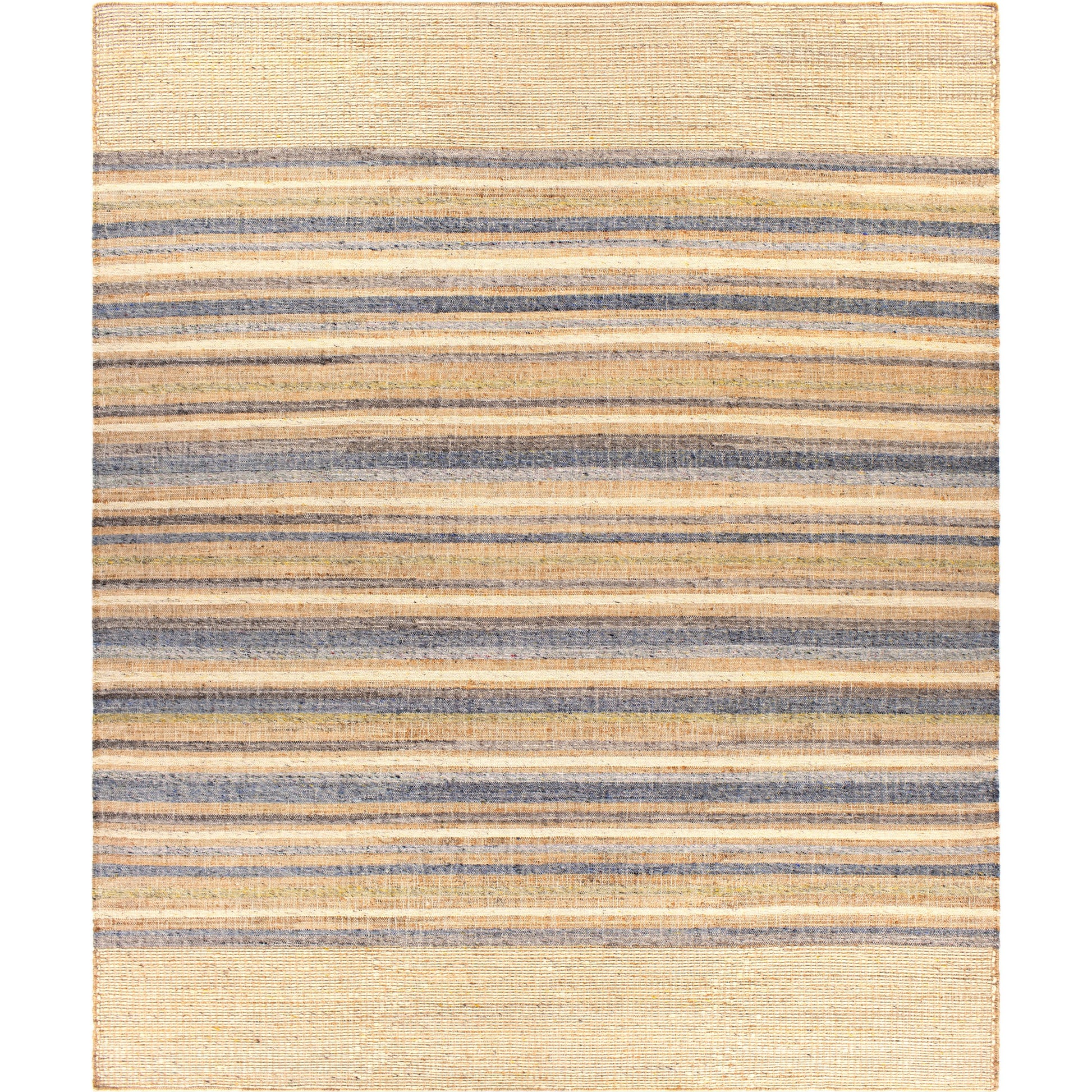 Arielle Rug - 26080 by Surya in beige, light beige, ink blue, slate, medium gray, dark purple. Made from 55% wool, 45% jute in a unique style.