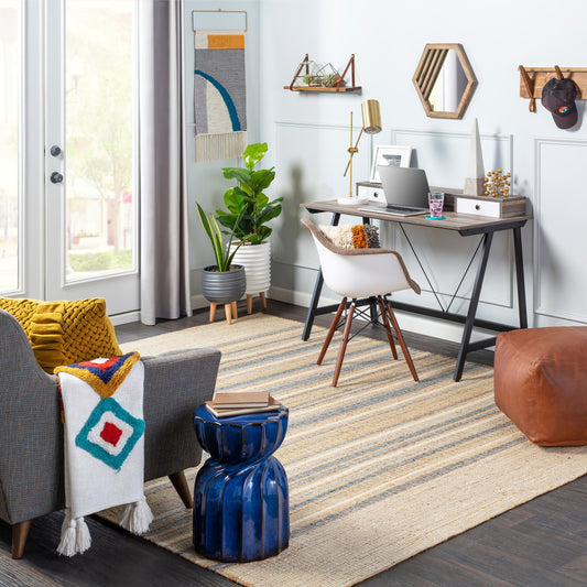 Arielle Rug - 26080 by Surya in multi. Made from 55% wool, 45% jute in a unique style.