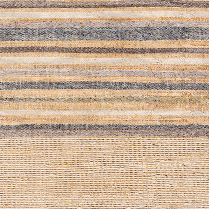 Arielle Rug - 26080 by Surya in beige, light beige, ink blue, slate, medium gray, dark purple. Made from 55% wool, 45% jute in a unique style.