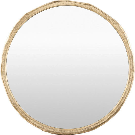 Arenas Accent Mirror by Livabliss. Made from aluminum in a unique style.