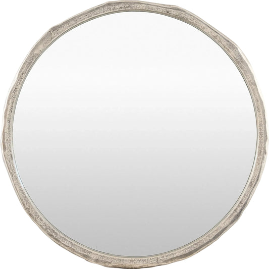 Arenas Accent Mirror by Livabliss. Made from aluminum in a unique style.