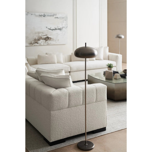 Edge Armless Chair by Caracole in satin ebony. Made from birch in a modern style.