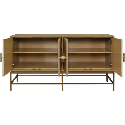 Ariel Four Door Buffet by Worlds Away. Made from unique in a transitional style.