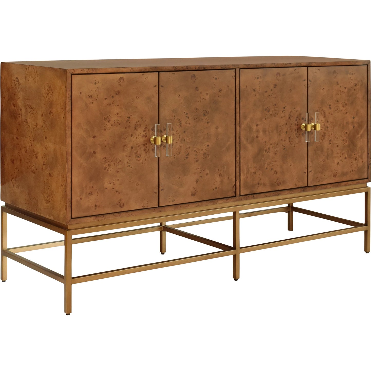 005 SI-2322912 | Primary Silo | Ariel Four Door Buffet by Worlds Away in dark burl wood. Made from unique in a transitional style.