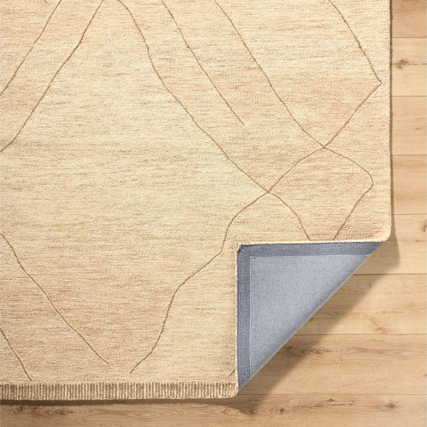 003 SI-2257472,SI-2257473,SI-2257474 | Closeup | Arsenal ARL-2304 Rug by Livabliss in beige, sandstone, taupe. Made from wool in a unique style.