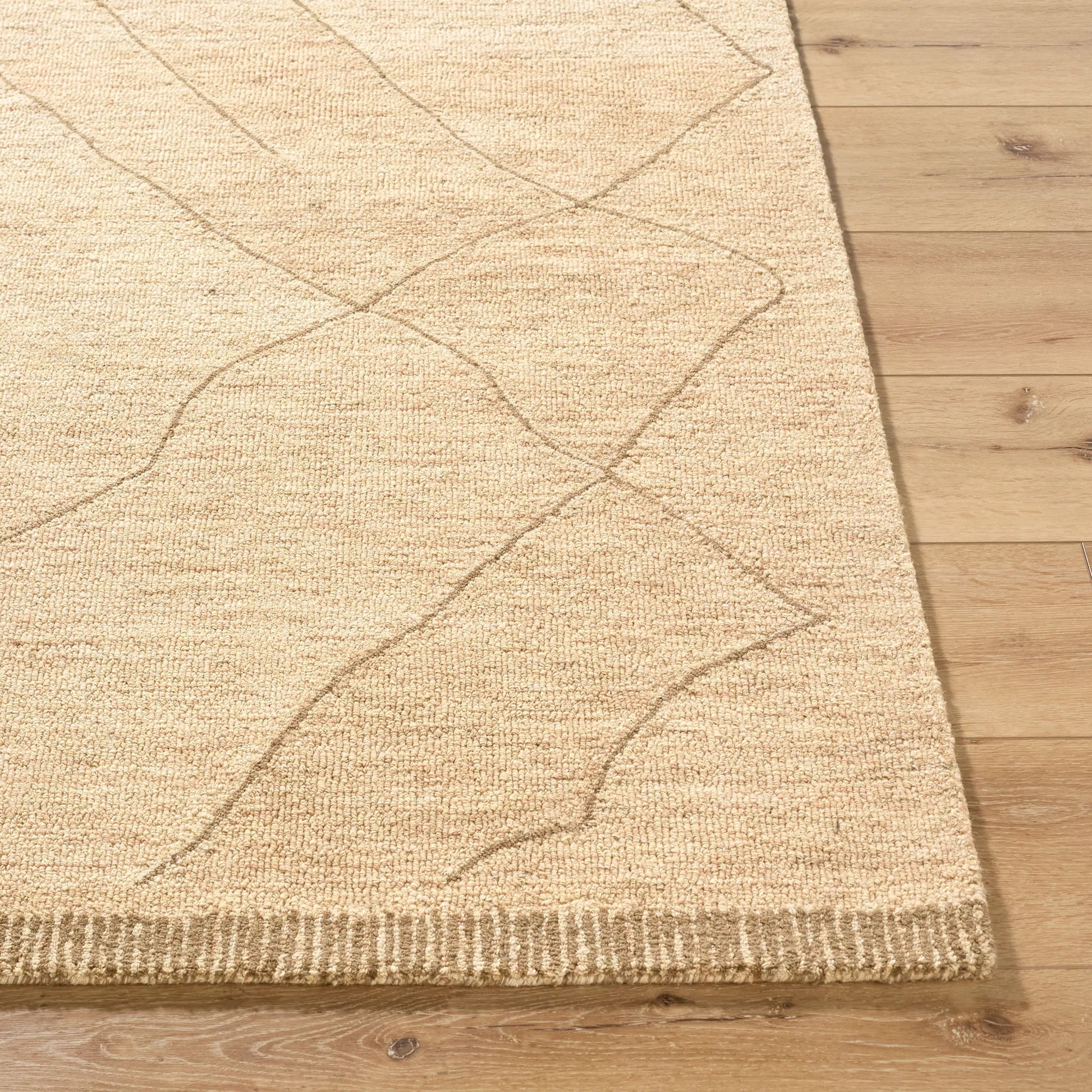 Arsenal ARL-2304 Rug by Livabliss in beige, sandstone, taupe. Made from wool in a unique style.