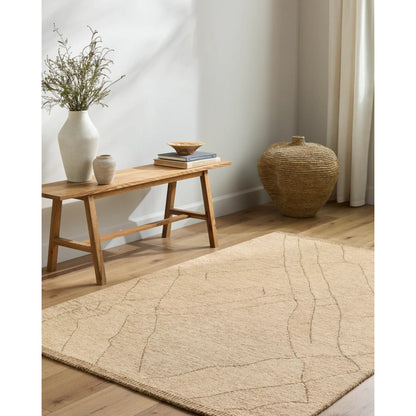 Arsenal ARL-2304 Rug by Livabliss in beige, sandstone, taupe. Made from wool in a unique style.