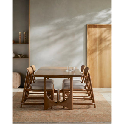 Arland Dining Table by Surya. Made from mango wood in a modern style.