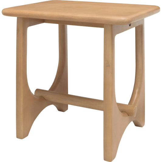 Arland End Table by Surya in brown. Made from mango wood in a transitional style.