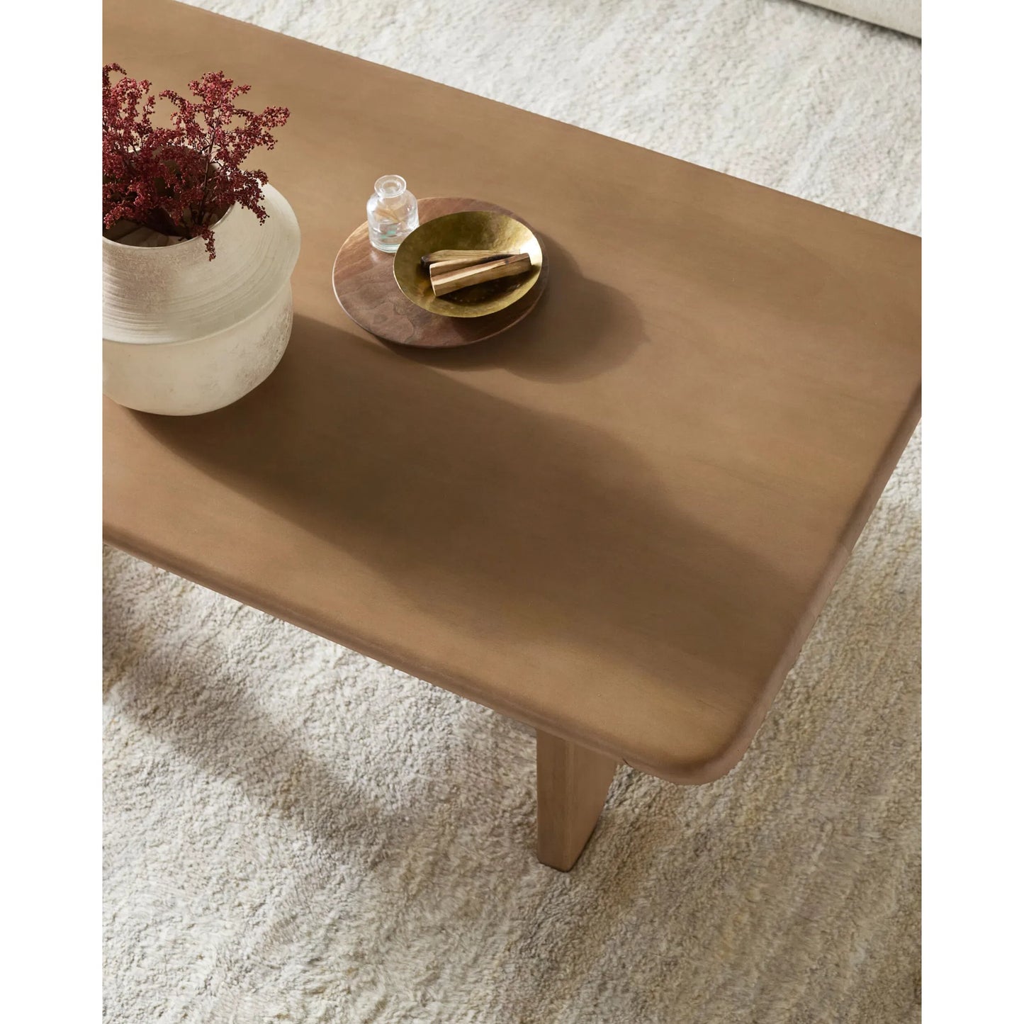 002 SI-2459563 | Lifestyle | Arland Coffee Table by Surya in brown. Made from mango wood in a transitional style.