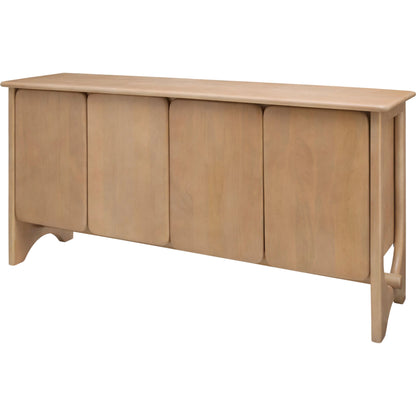 Arland Sideboard by Surya in brown. Made from mango wood in a transitional style.