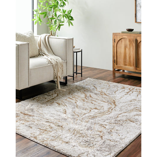 Andorra Plus ARP-2300 Rug by Livabliss in light silver, warm grey. Made from polypropylene, polyester in a unique style.