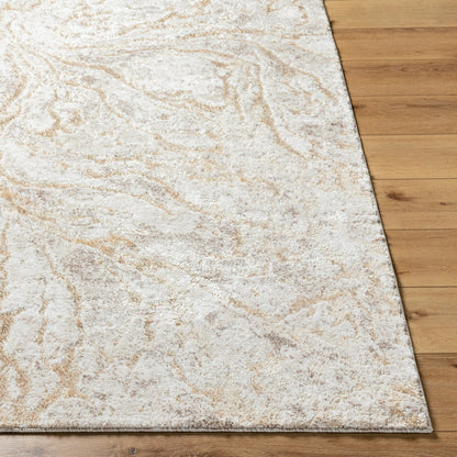 Andorra Plus ARP-2300 Rug by Livabliss in light gray, ivory, light brown, light beige, tan. Made from polypropylene, polyester in a unique style.