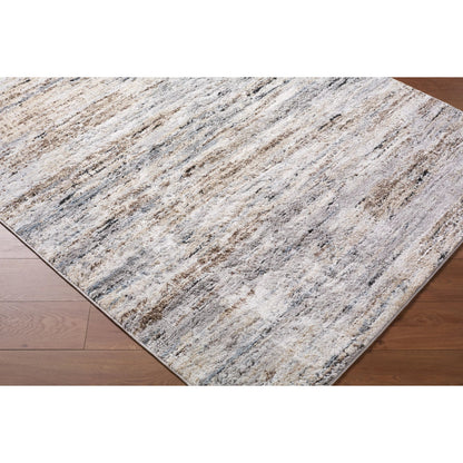 Andorra Plus ARP-2319 Rug by Livabliss in ivory, light beige, light gray, black, medium gray, medium brown. Made from polypropylene, polyester in a unique style.