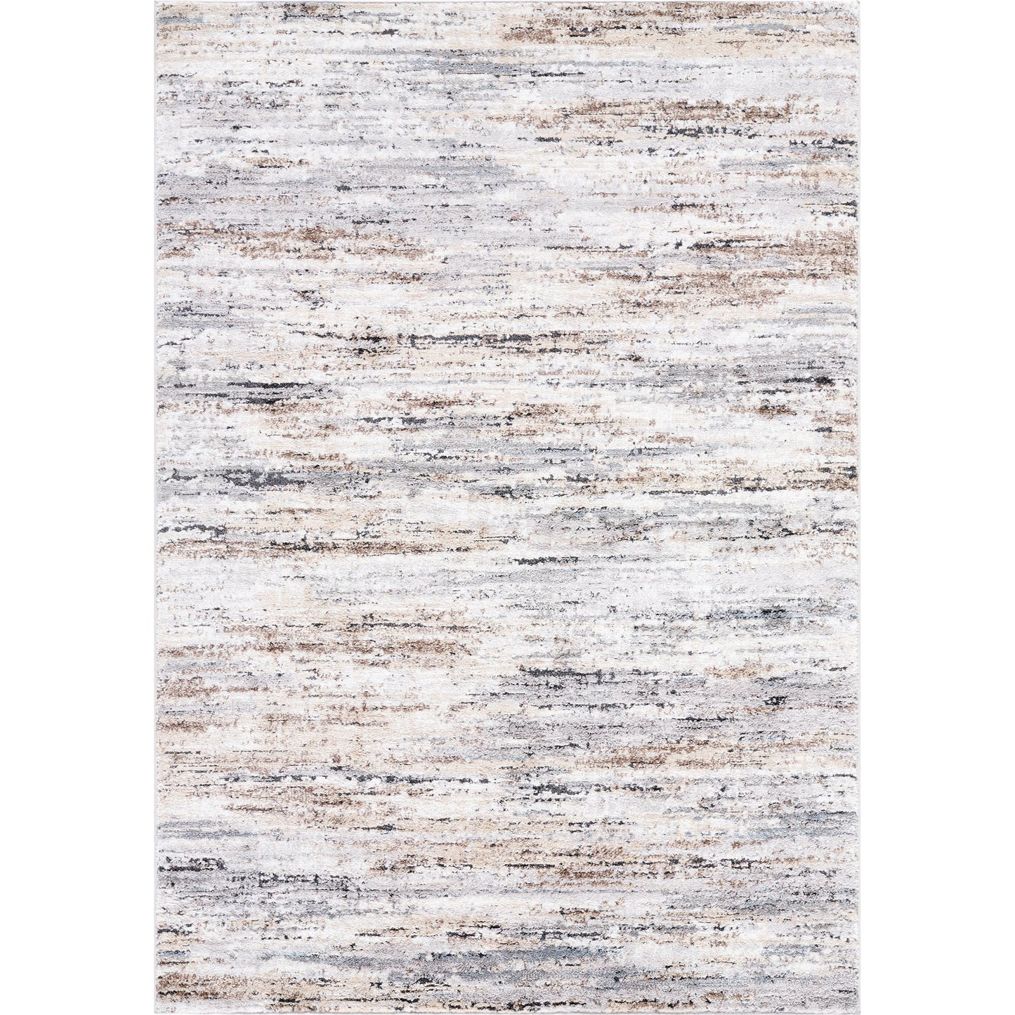 001 SI-2168909,SI-2168910,SI-2168911 | Primary Silo | Andorra Plus ARP-2319 Rug by Livabliss in ivory, light beige, light gray, black, medium gray, medium brown. Made from polypropylene, polyester in a unique style.