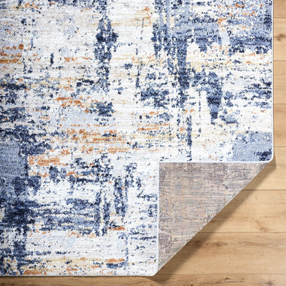Andorra Plus ARP-2320 Rug by Livabliss in light silver, metallic - silver, ash, slate, natural, beetle blue, light wood. Made from polypropylene, polyester in a unique style.