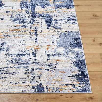 Andorra Plus ARP-2320 Rug by Livabliss in light silver, metallic - silver, ash, slate, natural, beetle blue, light wood. Made from polypropylene, polyester in a unique style.
