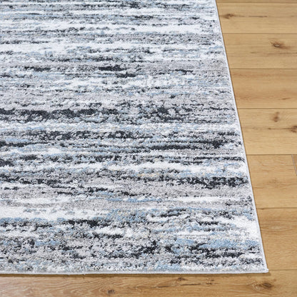 Andorra Plus ARP-2321 Rug by Livabliss in light silver, metallic - silver, silver, sage, slate, ink, nickel. Made from polypropylene, polyester in a unique style.