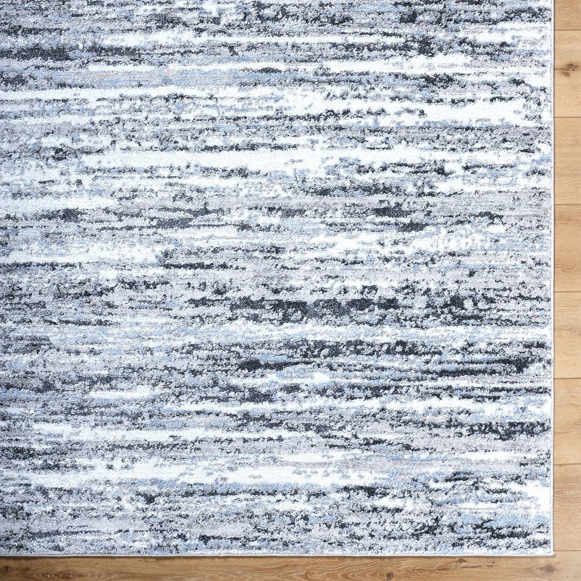 Andorra Plus ARP-2321 Rug by Livabliss in light silver, metallic - silver, silver, sage, slate, ink, nickel. Made from polypropylene, polyester in a unique style.