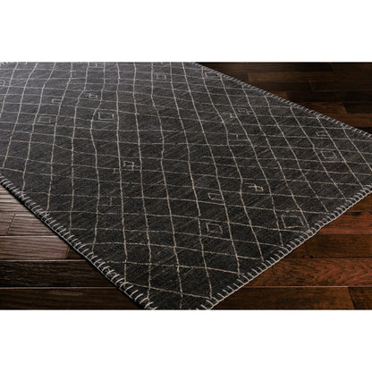 Arlequin Rug - 30026 by Surya in black, ivory. Made from 60% wool, 40% viscose in a unique style.