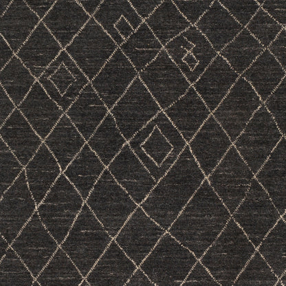 Arlequin Rug - 30026 by Surya in black, ivory. Made from 60% wool, 40% viscose in a unique style.