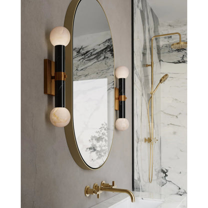 Beatrix Bath Wall Sconce by Currey and Company. Made from unique in a modern style.