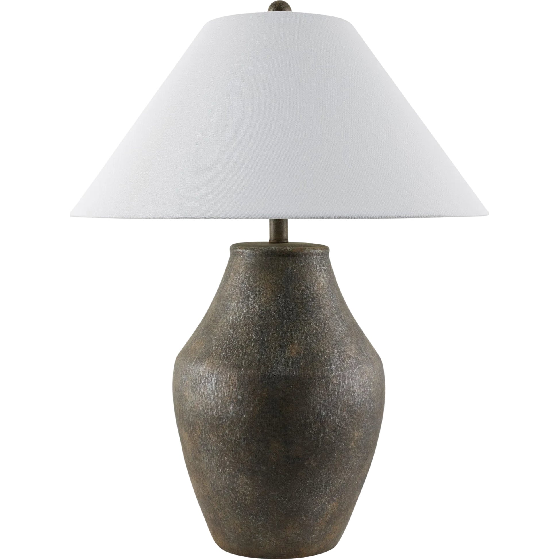 Amaryllis Lamp - 531302 by Surya. Made from ceramic, linen, metal, resin in a modern style.