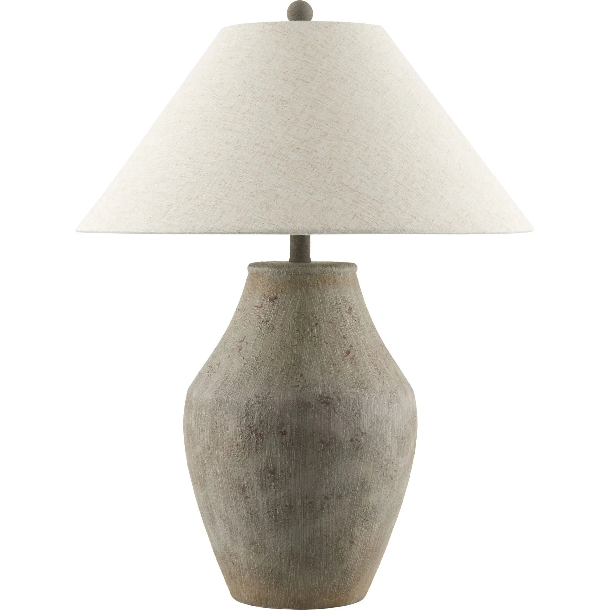 Amaryllis Lamp - 531302 by Surya. Made from ceramic, linen, metal, resin in a modern style.