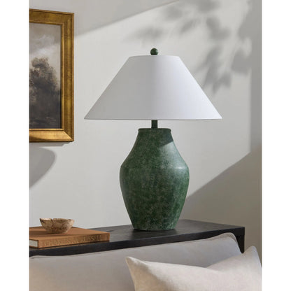 Amaryllis Lamp - 531302 by Surya. Made from ceramic, linen, metal, resin in a modern style.