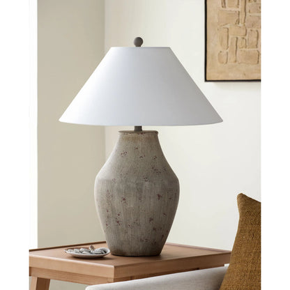 Amaryllis Lamp - 531302 by Surya. Made from ceramic, linen, metal, resin in a modern style.