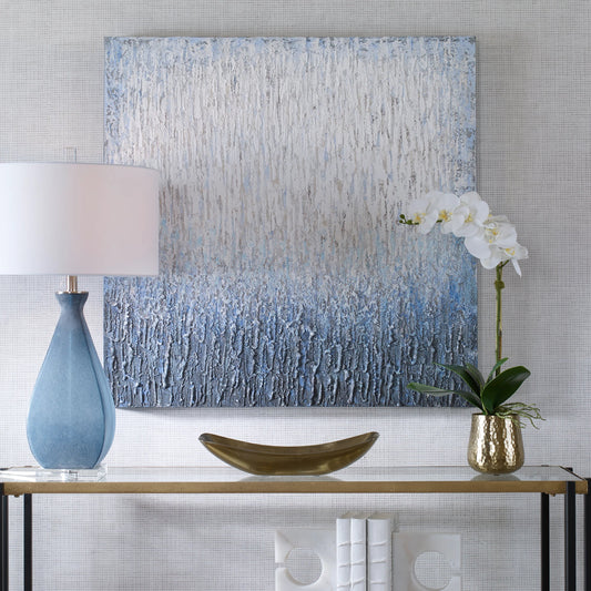 Outside the Window Hand Painted Art by Uttermost in multi. Made from wood in a modern style.