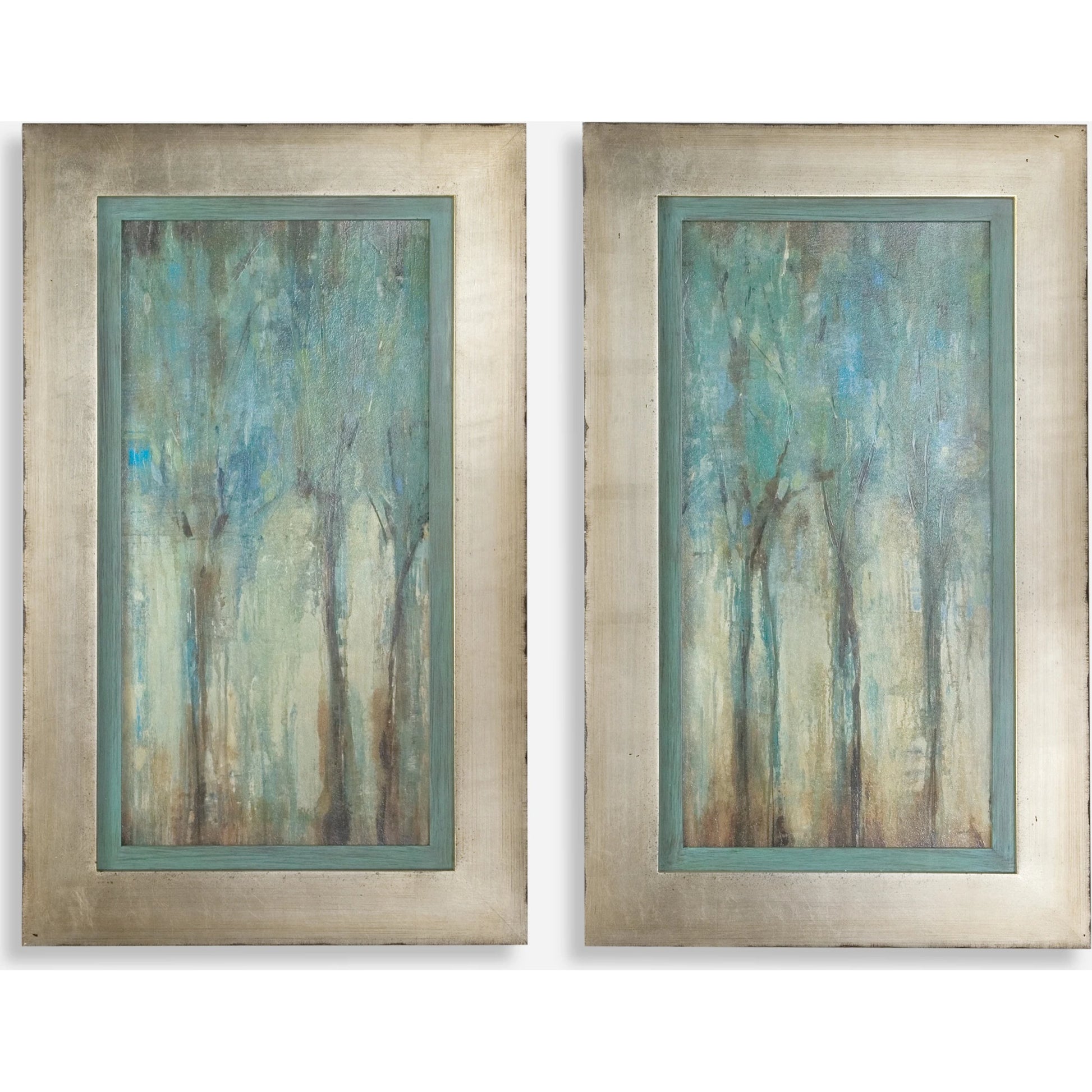 Whispering Wind Framed Art (Set of 2) by Uttermost in multi. Made from wood, mdf, paper in a modern style.