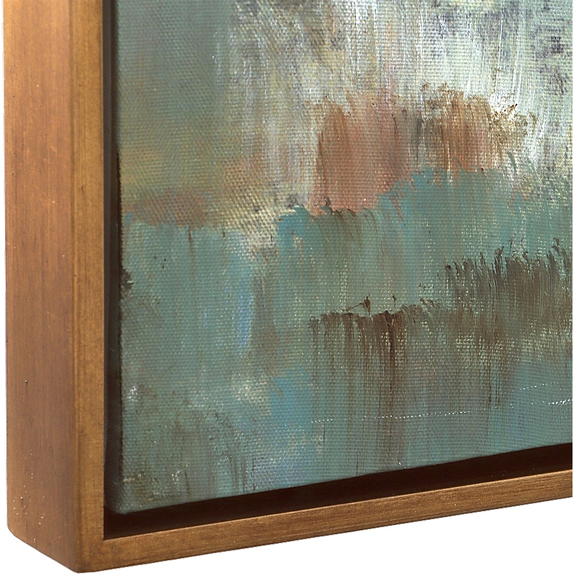 Peaceful Landscape Art by Uttermost in multi. Made from fir in a modern style.
