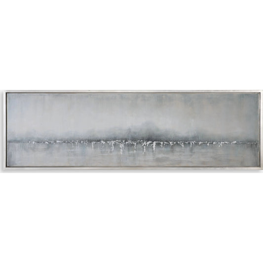 Tides Edge Abstract Art by Uttermost in multi. Made from pine, canvas, acrylic in a modern style.