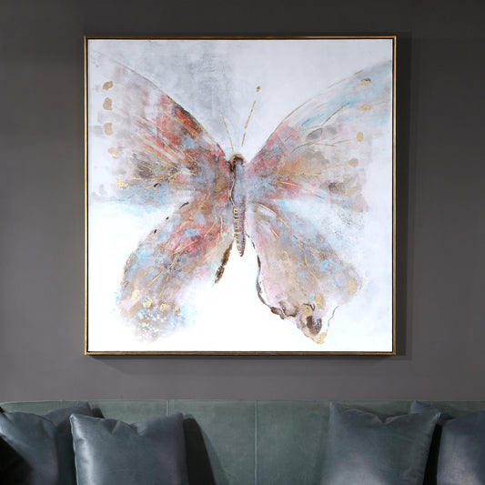 Free Flying by Uttermost in multi. Made from pine, canvas, acrylic in a modern style.