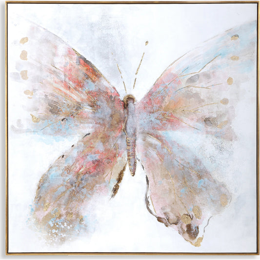 Free Flying by Uttermost in multi. Made from pine, canvas, acrylic in a modern style.