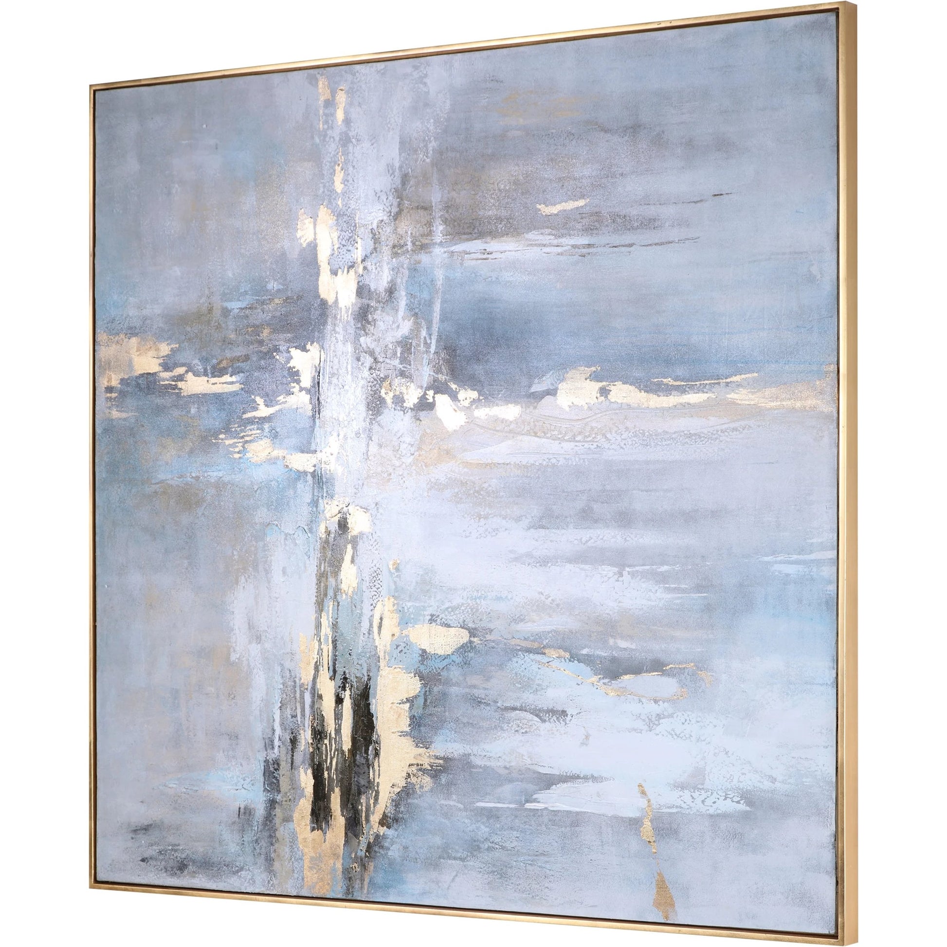 Road Less Traveled Abstract Art by Uttermost in multi. Made from canvas, pine wood, acrylic in a modern style.