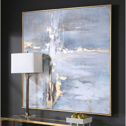 Road Less Traveled Abstract Art by Uttermost in multi. Made from canvas, pine wood, acrylic in a modern style.