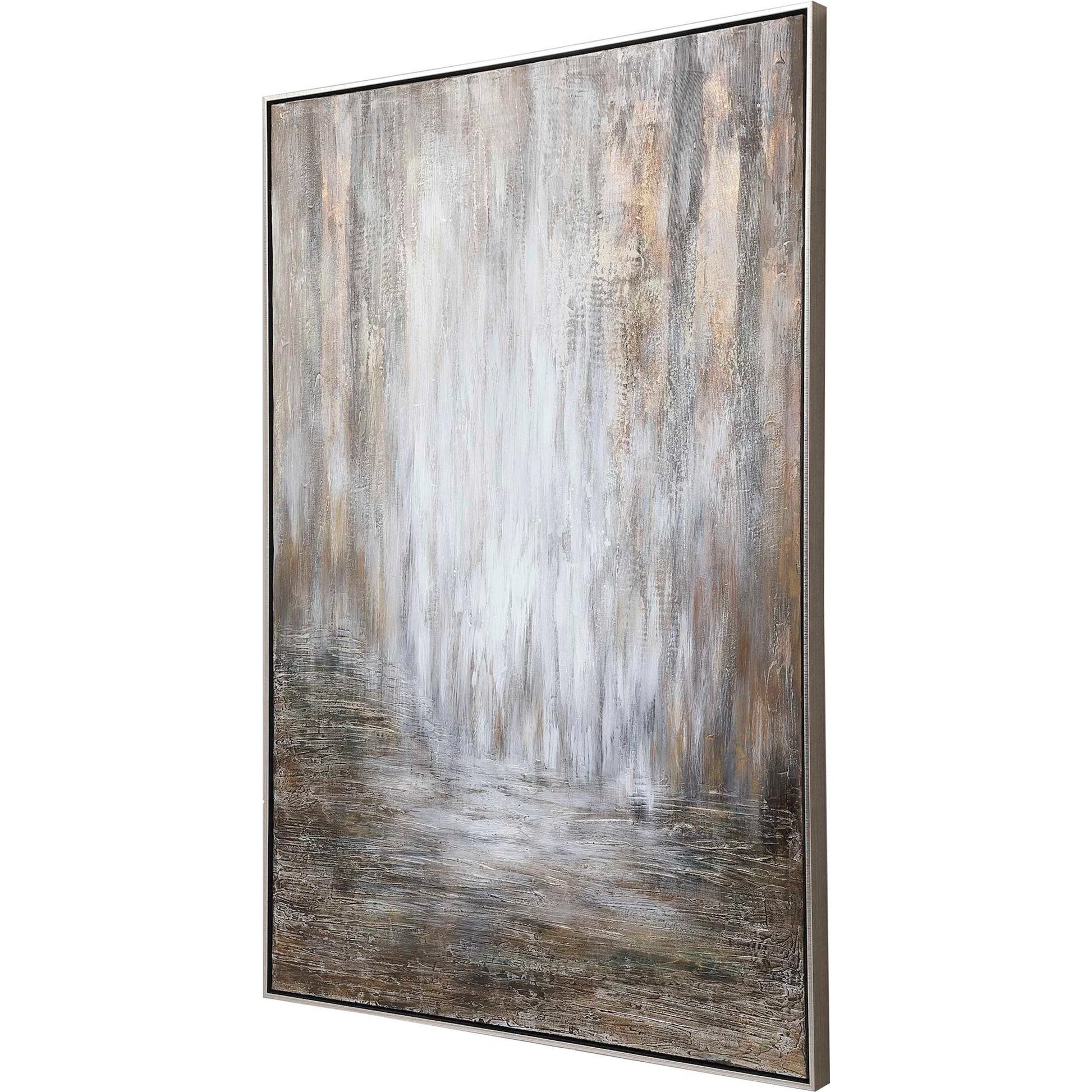 Desert Rain Hand Painted Abstract Art by Uttermost in multi. Made from fir wood, pu frame, canvas in a modern style.