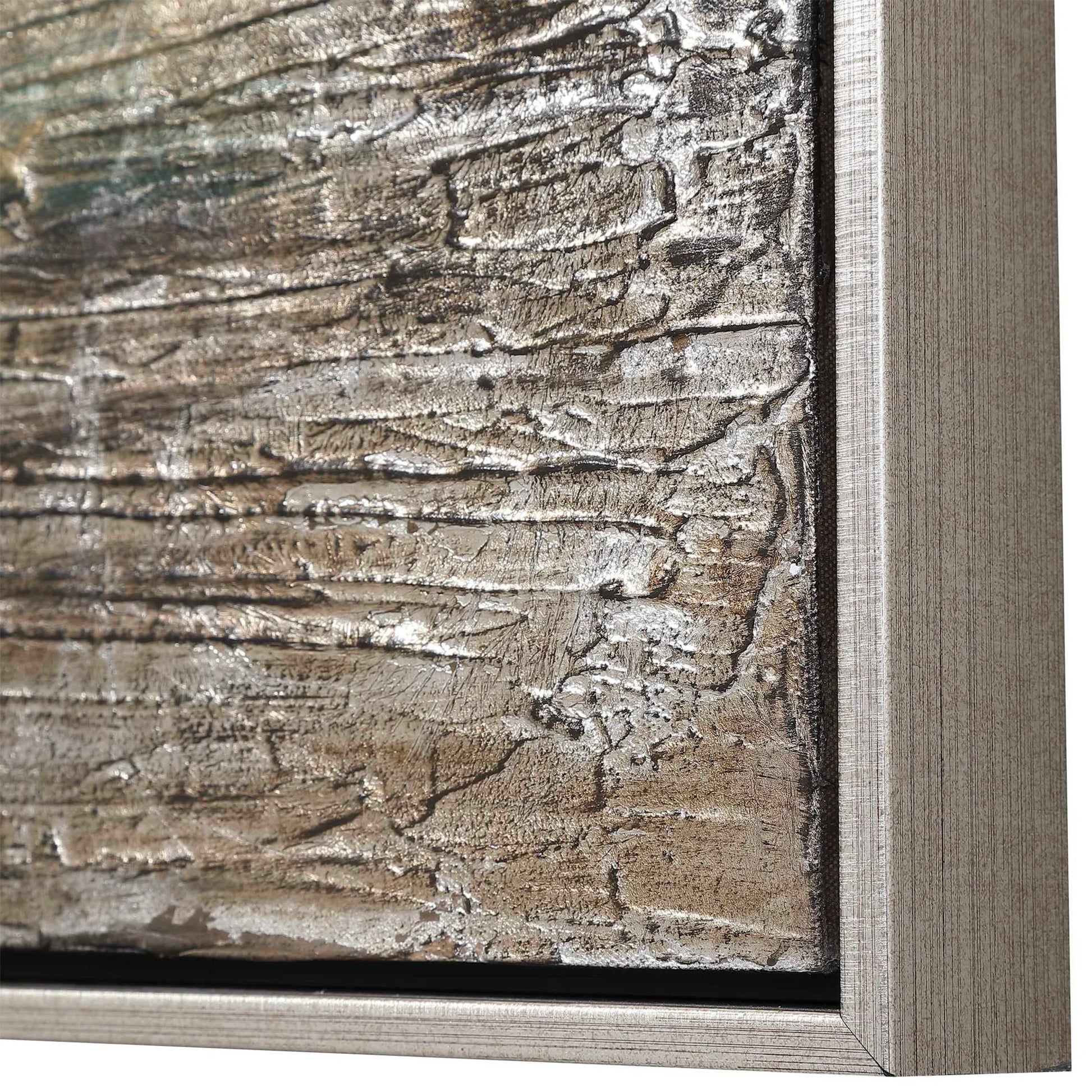 Desert Rain Hand Painted Abstract Art by Uttermost in multi. Made from fir wood, pu frame, canvas in a modern style.