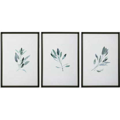 Simple Sage Watercolor Prints by Uttermost in multi. Made from plastic, glass, paper in a transitional style.