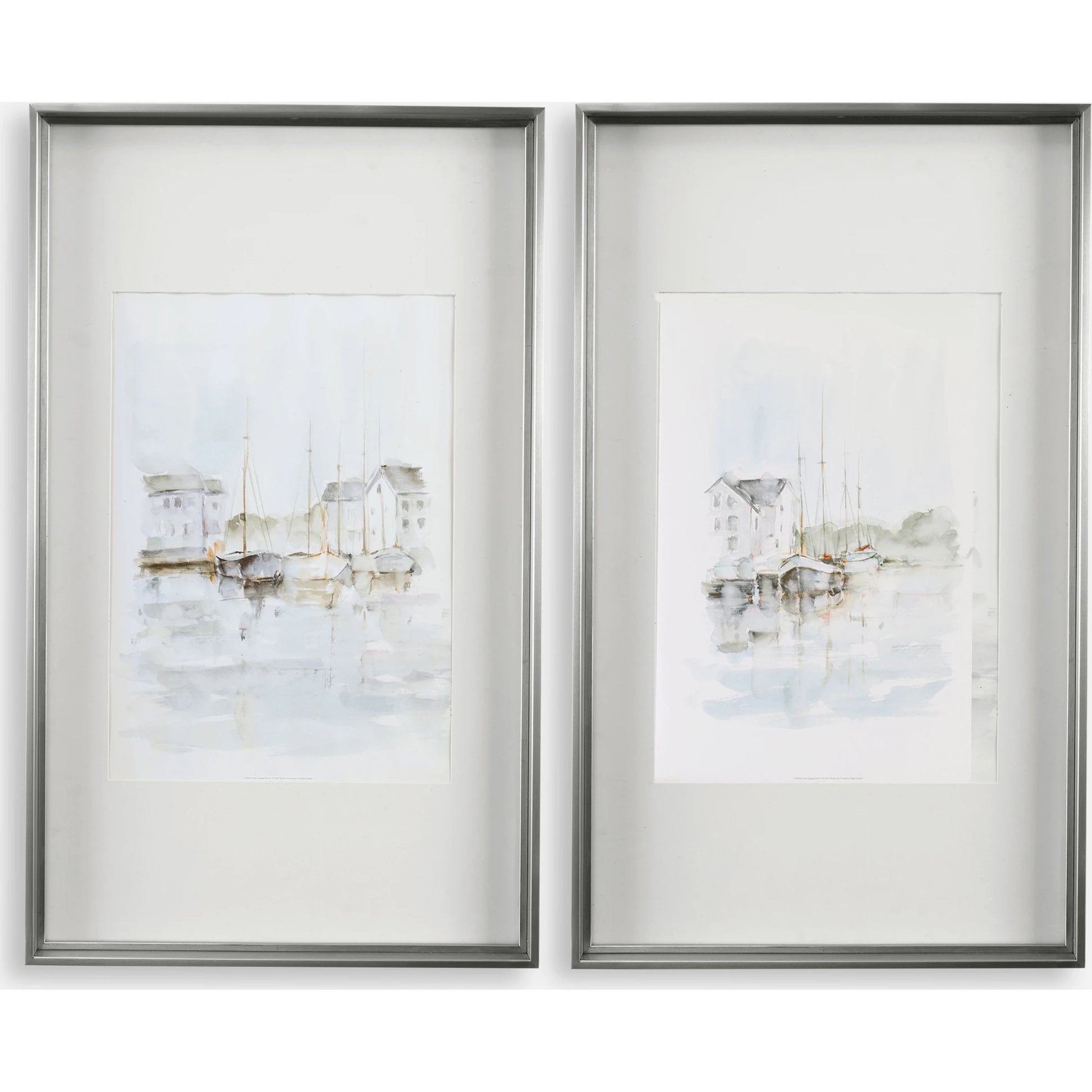 New England Port by Uttermost in multi. Made from stainless steel, mdf, glass, paper in a transitional style.