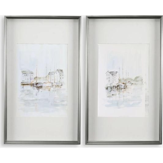 001 SI-1754831 | Primary Silo | New England Port by Uttermost in multi. Made from stainless steel, mdf, glass, paper in a transitional style.