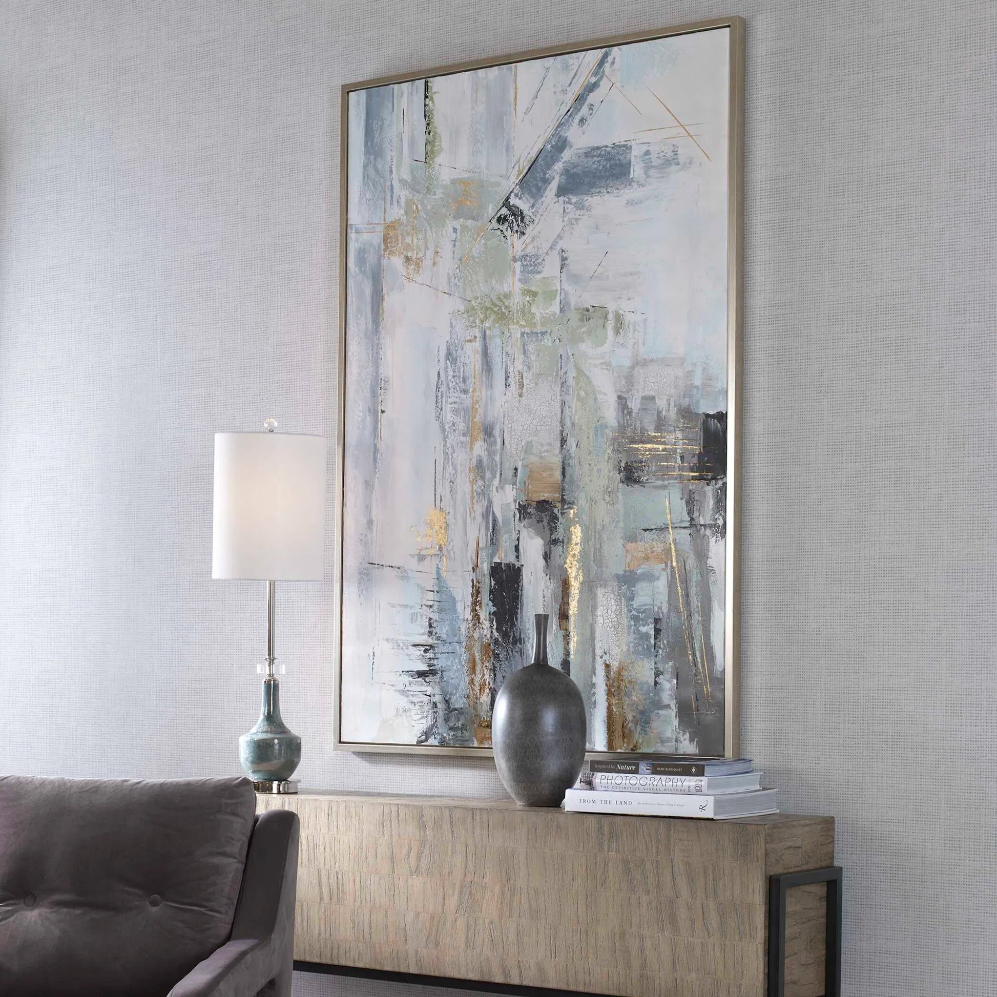 Natural Springs by Uttermost in multi. Made from canvas, pine wood, plastic frame, mdf in a modern style.