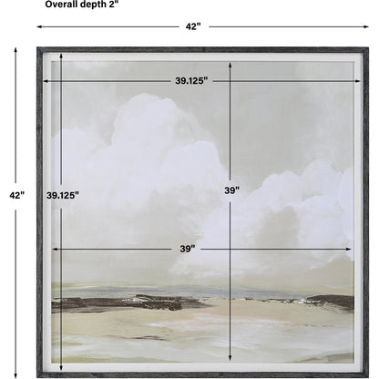 Soft Clouds by Uttermost in multi. Made from pine, mdf, linen, paper in a modern style.